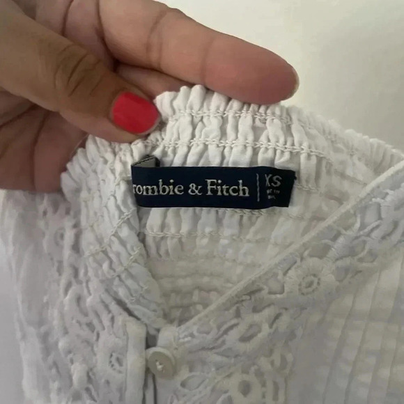 Abercrombie & Fitch white lace dress - Picture 5 of 6
